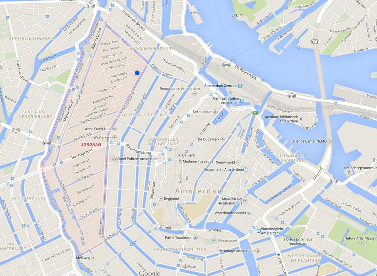 mapa Amsterdam Amsterdam