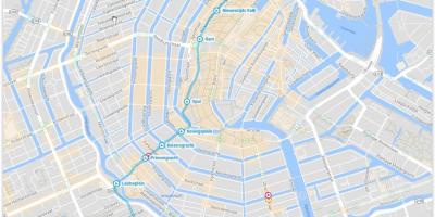 Tramwaj 5 trasy Amsterdam mapa