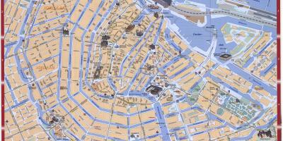 Mapa miasta Amsterdam