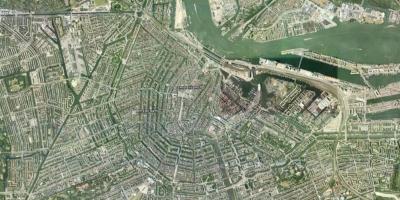 Mapa satelita Amsterdam 